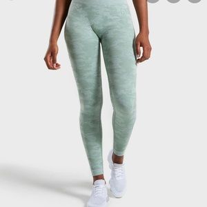 Gymshark camo mint leggings